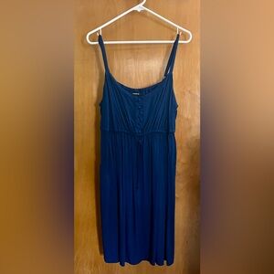 Torrid Navy Blue Sundress Size 2 (18/20)